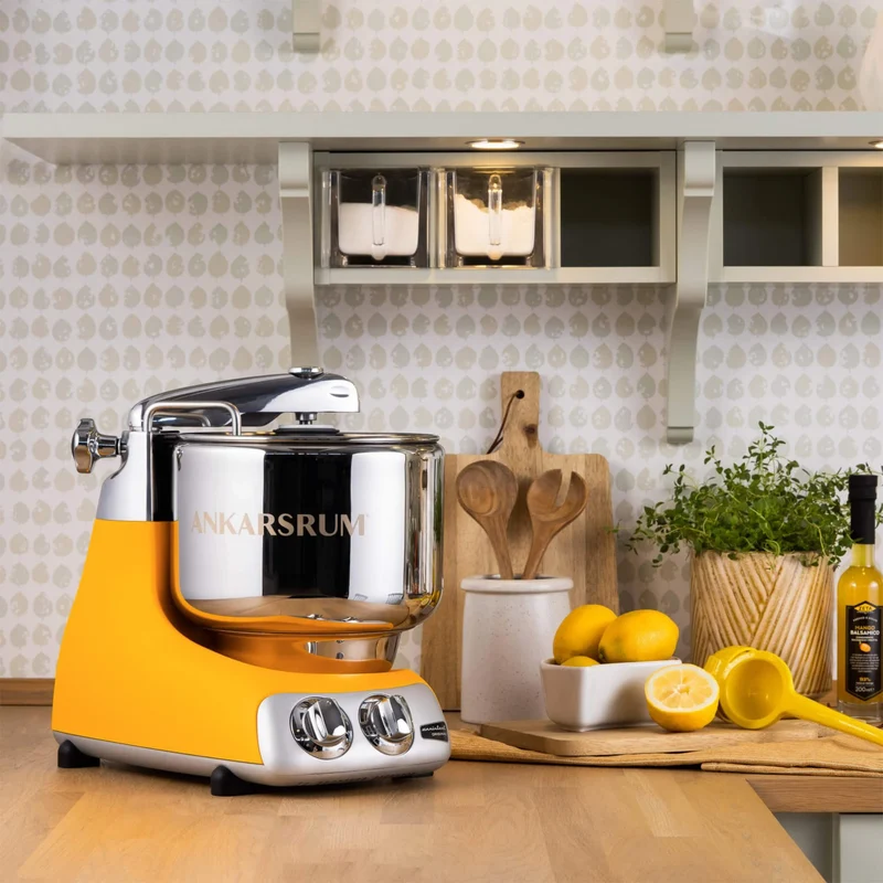 Ankarsrum Assistent Original 6230 SB - Sunbeam Yellow incl. Ice Creme Maker