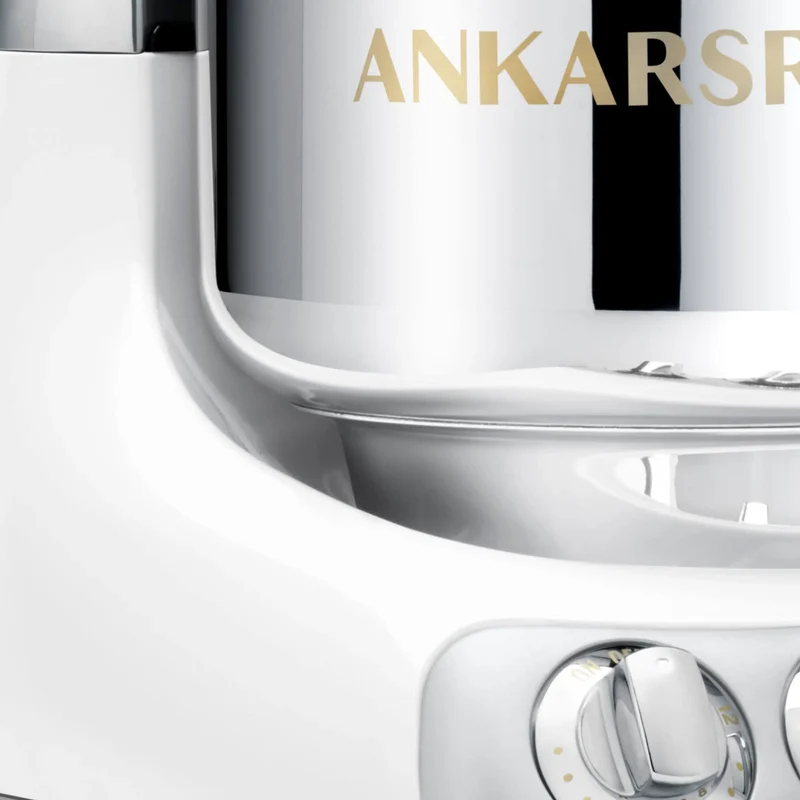 Ankarsrum Assistent Original 6230 GW- Glossy White incl. Ice Creme Maker