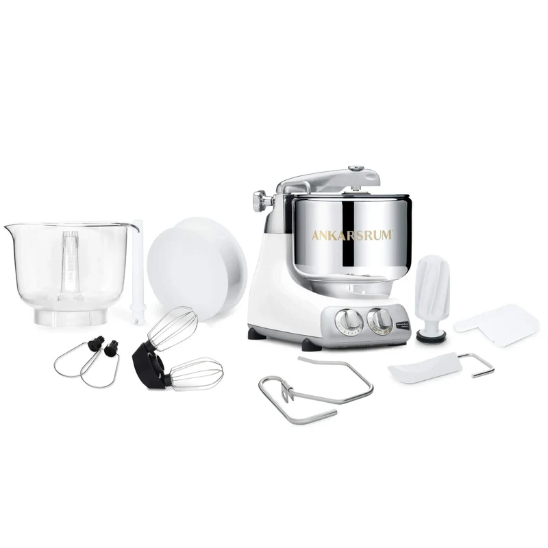 Ankarsrum Assistent Original 6230 GW- Glossy White incl. Ice Creme Maker