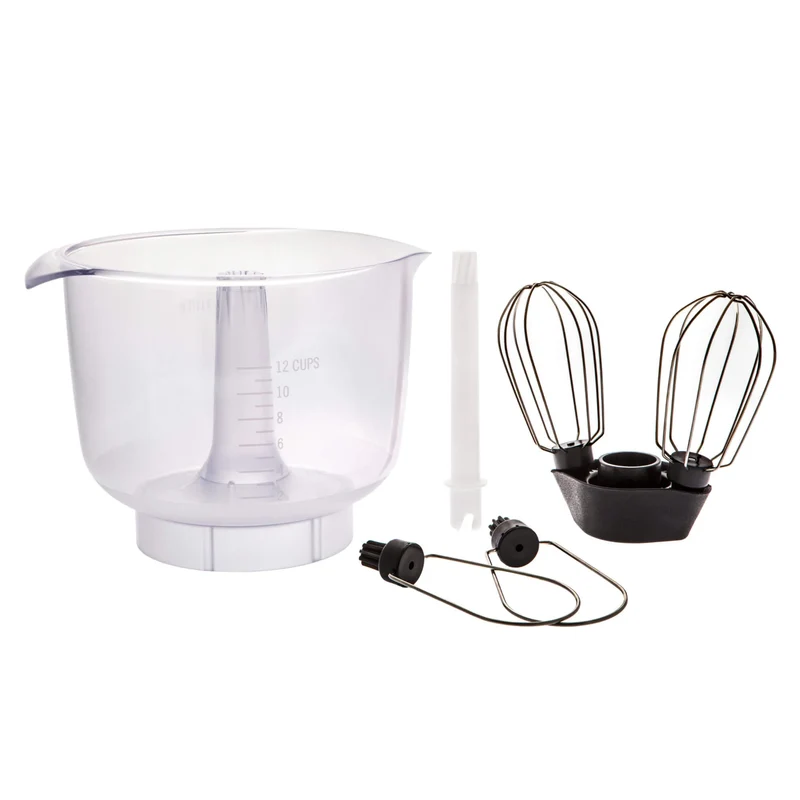 Ankarsrum Assistent Original 6230 - Black Chrome Hochglanz Metallic incl. Ice Creme Maker