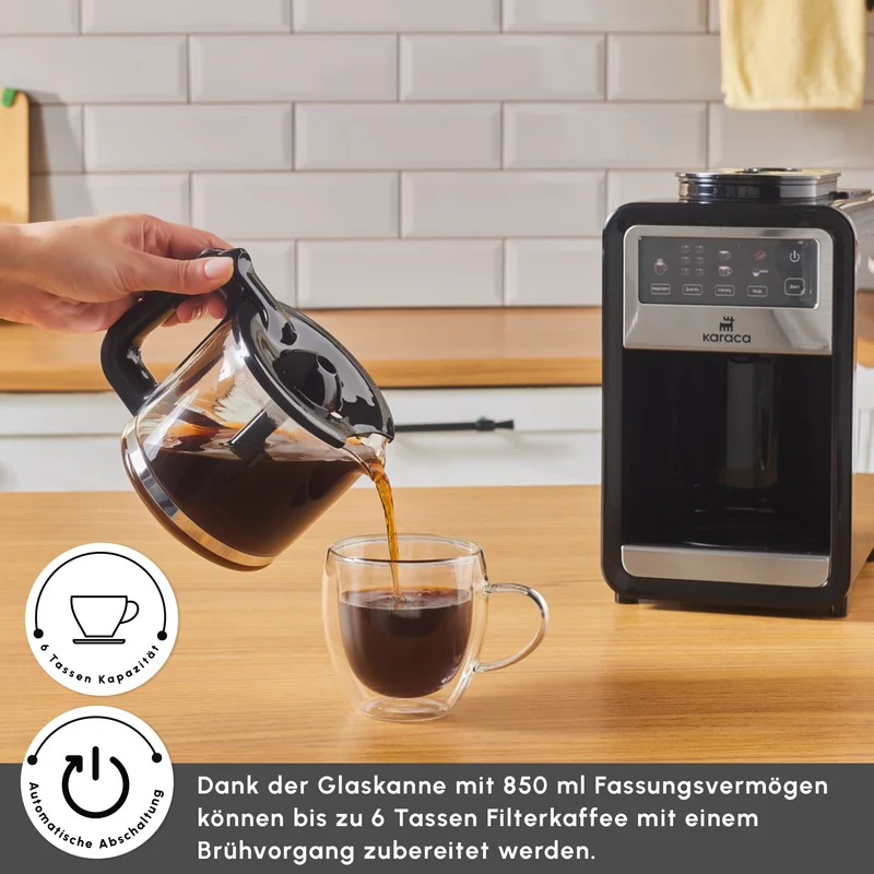 Karaca Grindbrew Pro Filterkaffeemaschine