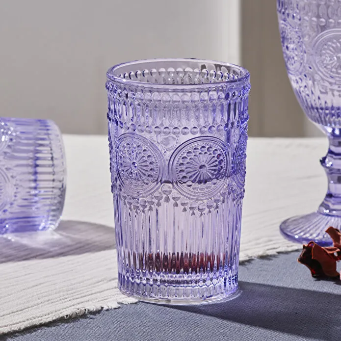 Karaca Sunflower Trinkglas, Lila