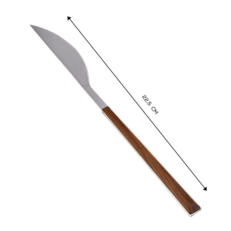 Karaca Salzburg Holzoptik Esszimmermesser