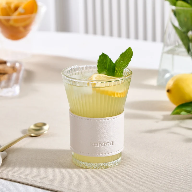 Karaca Leder Cool Touch Latte Glas 210 Ml Perlmutt