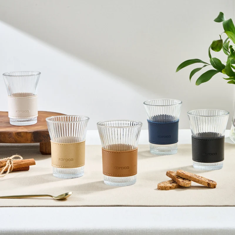 Karaca Leder Cool Touch Latte Glas 210 Ml Perlmutt