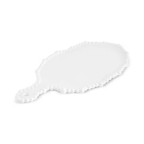 Karaca Perla Melamin-Servierplatte, 28 cm, Weiß