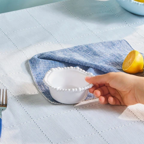 Karaca Perla Melamin-Snackschale, 13 cm, Weiß