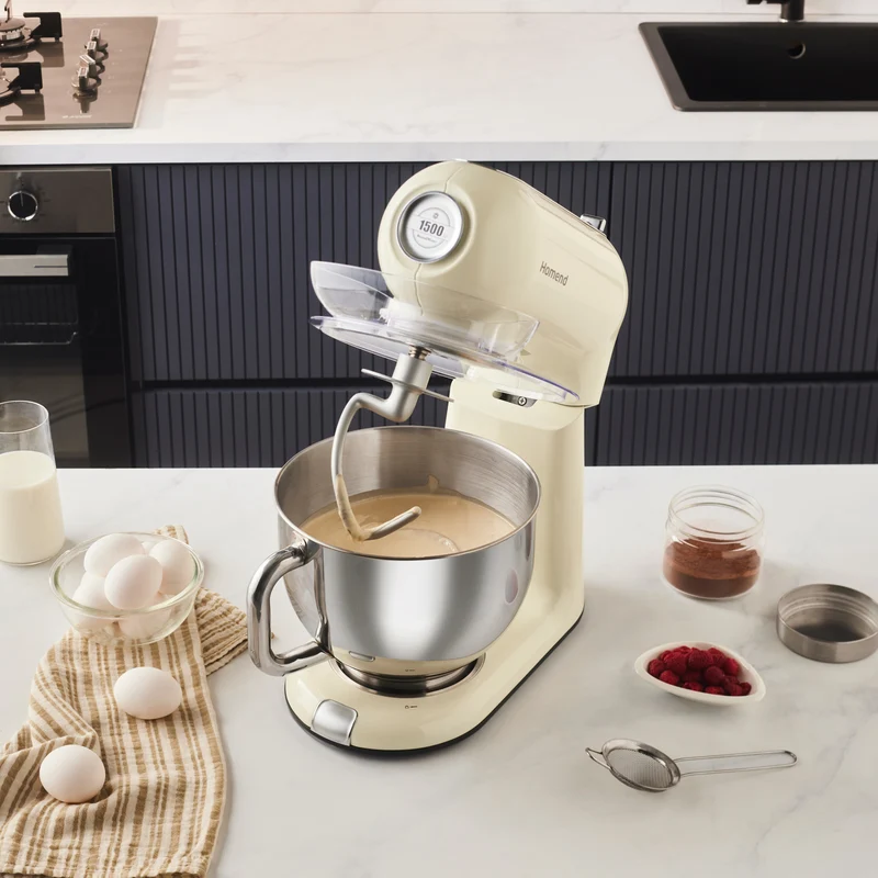 Homend Vintage Profashion 3027H, Küchenchef, Creme, 1500W, 5,5L