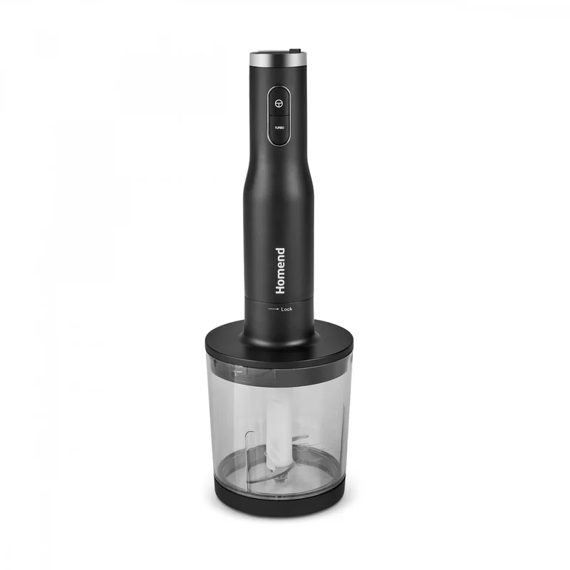 Homend Artfood 1925h Stabmixer-Set Schwarz
