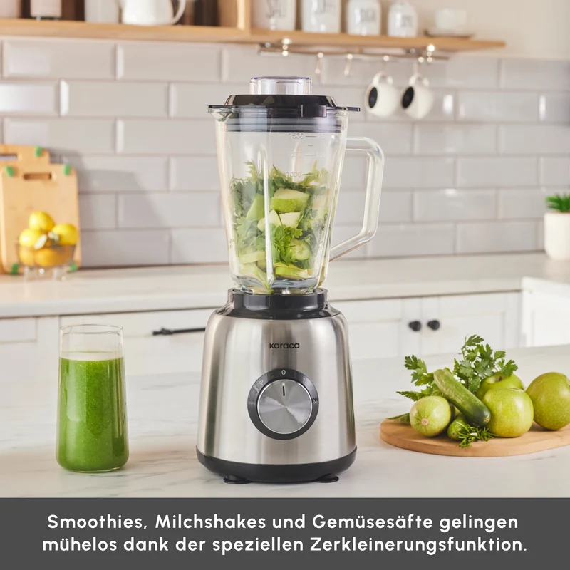 Karaca Inox 1,5 L Glasbehälter Inox Smoothie Blender