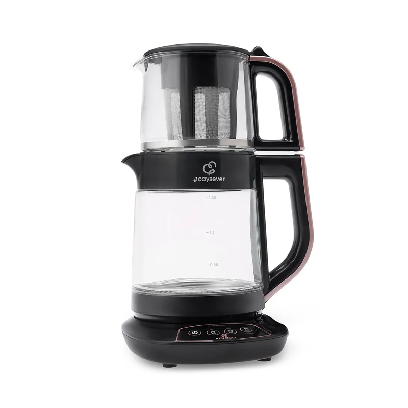 Teekocher und Wasserkocher mit 1700W, Rosegold