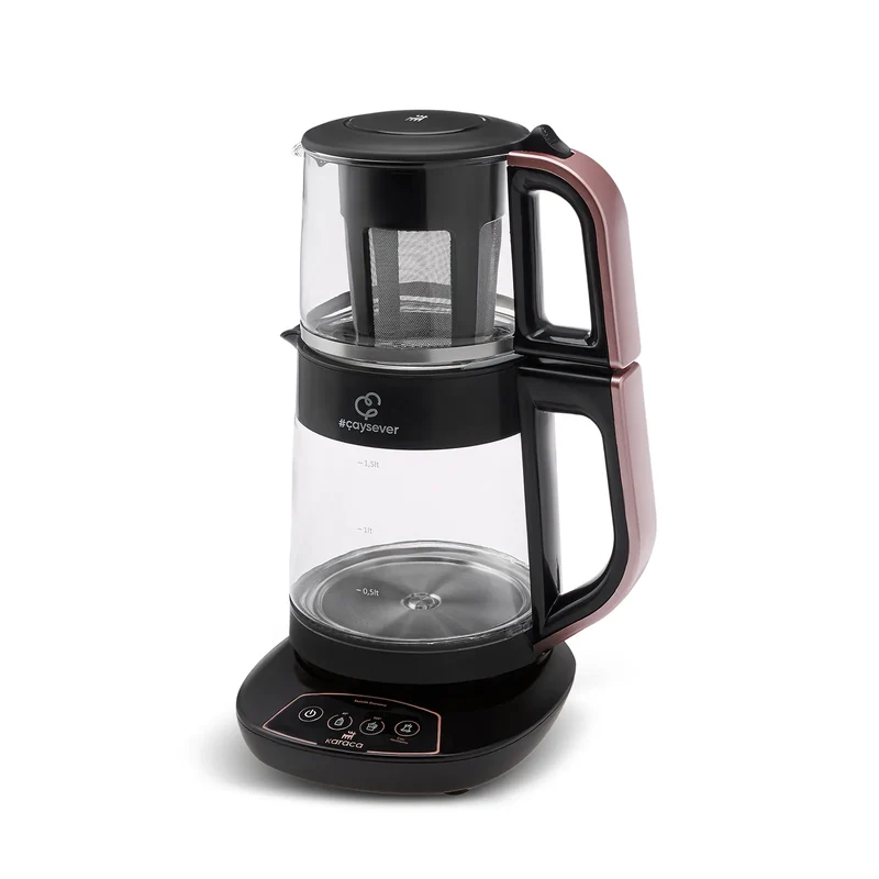 Teekocher und Wasserkocher mit 1700W, Rosegold