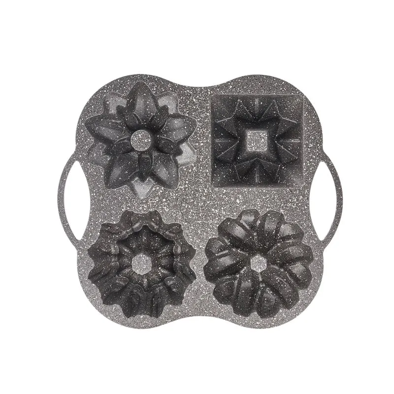 Karaca Cake Pro 4-teilige Goldguss-Kuchenform
