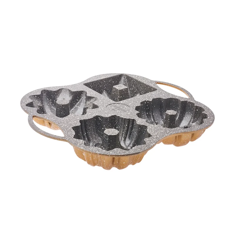 Karaca Cake Pro 4-teilige Goldguss-Kuchenform