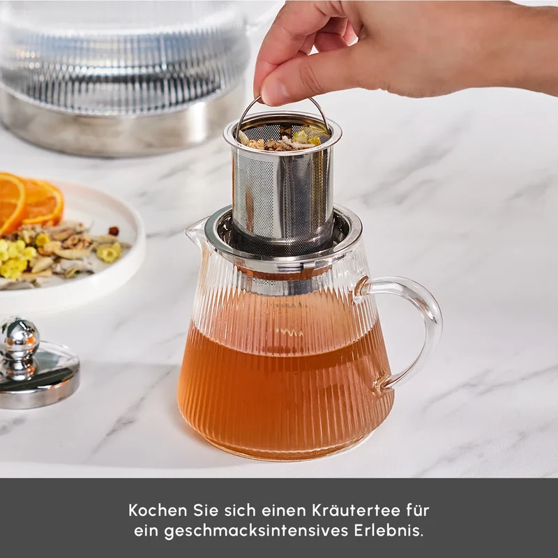 Karaca Keops Glas-Teekanne
