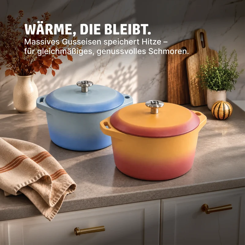 HENSSLERS Gusseiserner Bräter 24cm