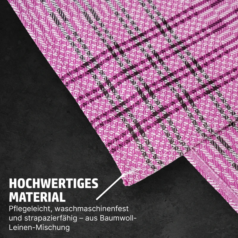 HENSSLERS Grubentuch 2er Set Pink