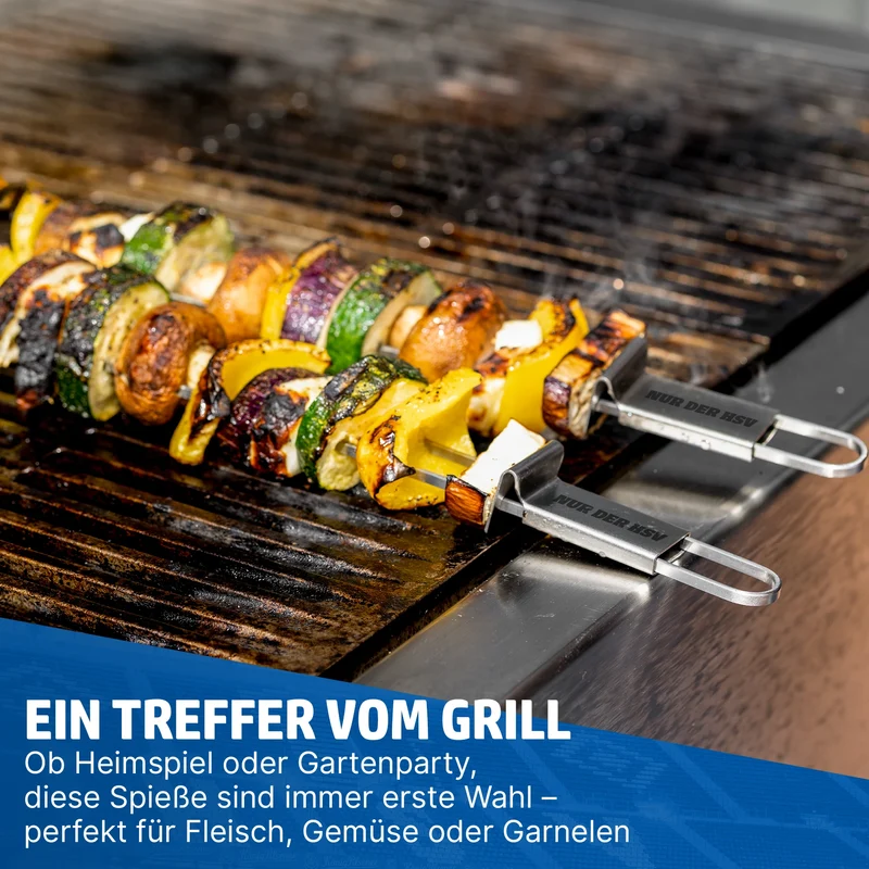 HENSSLERS Grillspieß Set HSV-Edition