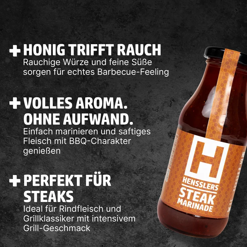 HENSSLERS Steakmarinade Honey BBQ