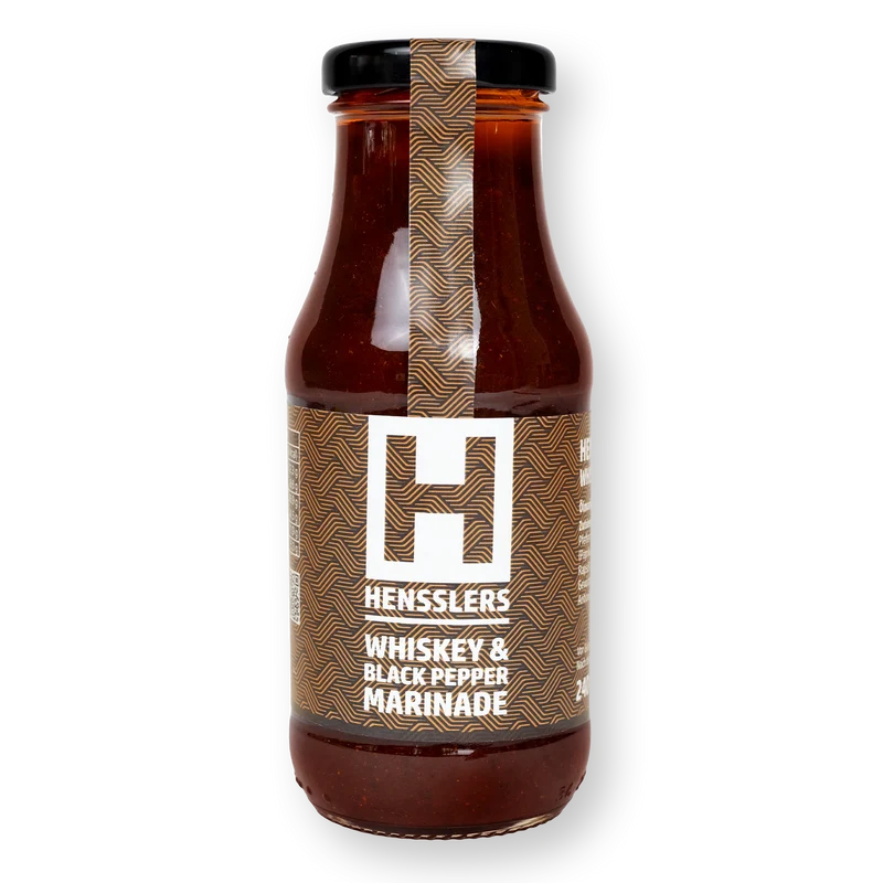 HENSSLERS Whiskey und Black Pepper Marinade