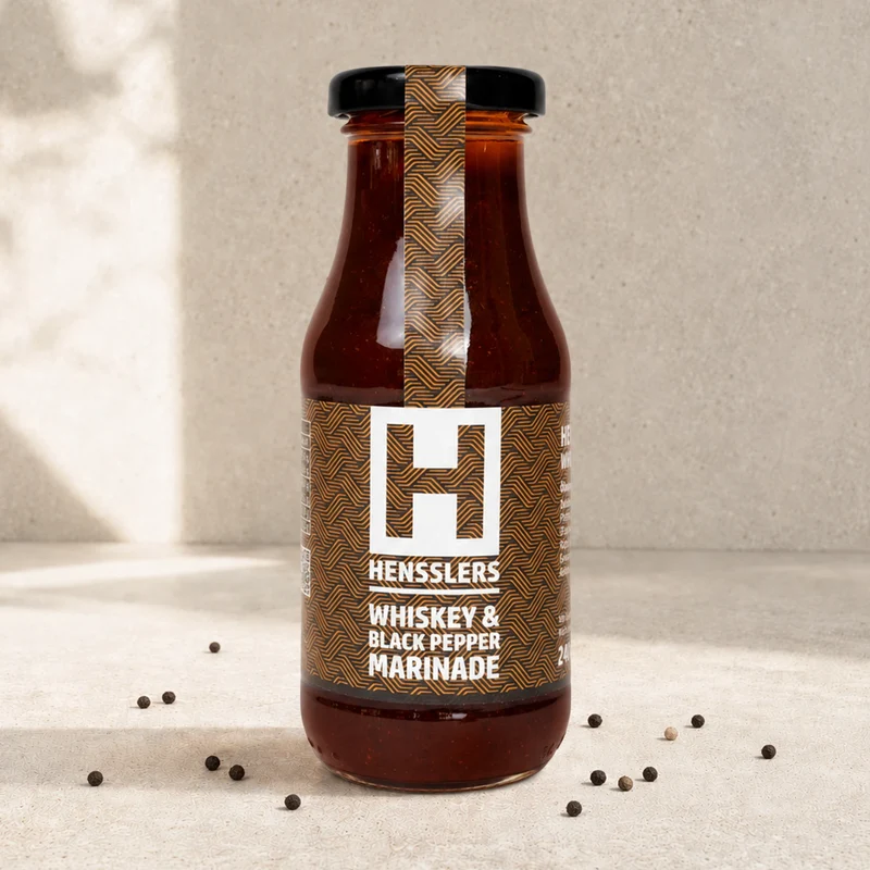 HENSSLERS Whiskey und Black Pepper Marinade