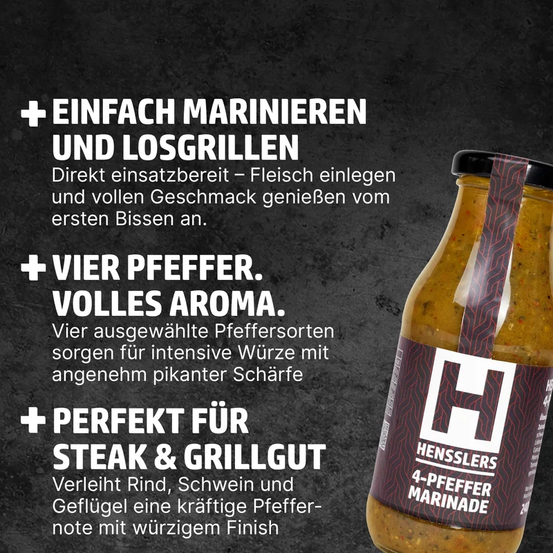 HENSSLERS 4 Pfeffer Marinade