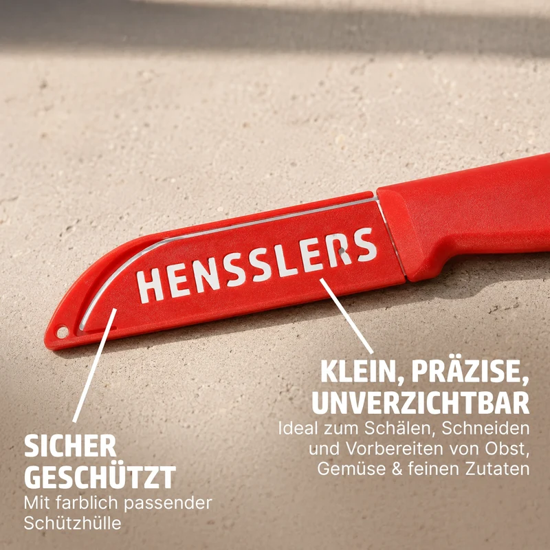 HENSSLERS Schälmesser 3er Set Deutschland Edition
