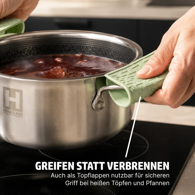 HENSSLERS Silikon Topfuntersetzer