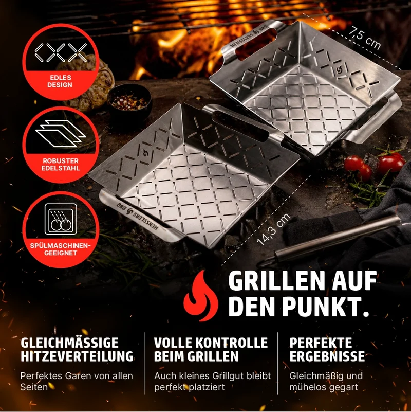 HENSSLERS Grillschale Set