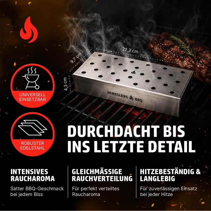 HENSSLERS Räucherbox