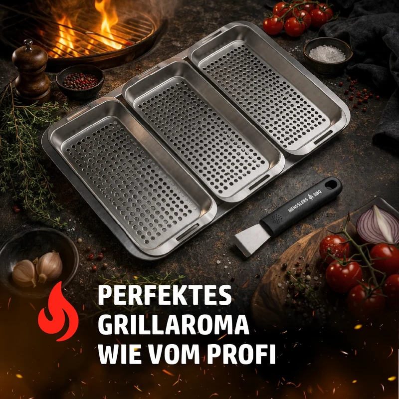 HENSSLERS Grillkorb Set
