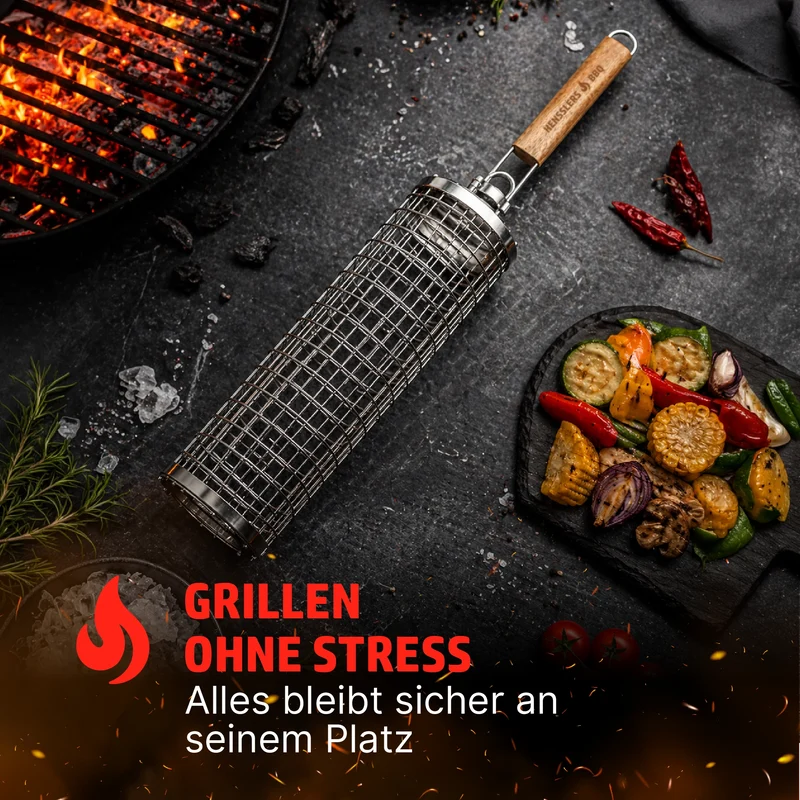 HENSSLERS Rollgrillkorb