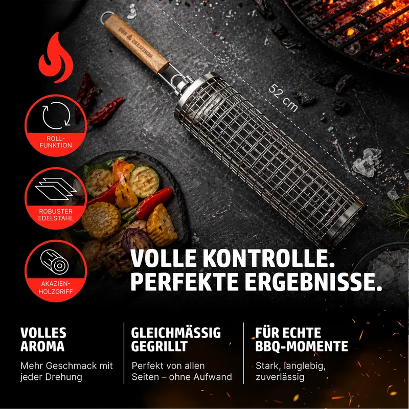 HENSSLERS Rollgrillkorb
