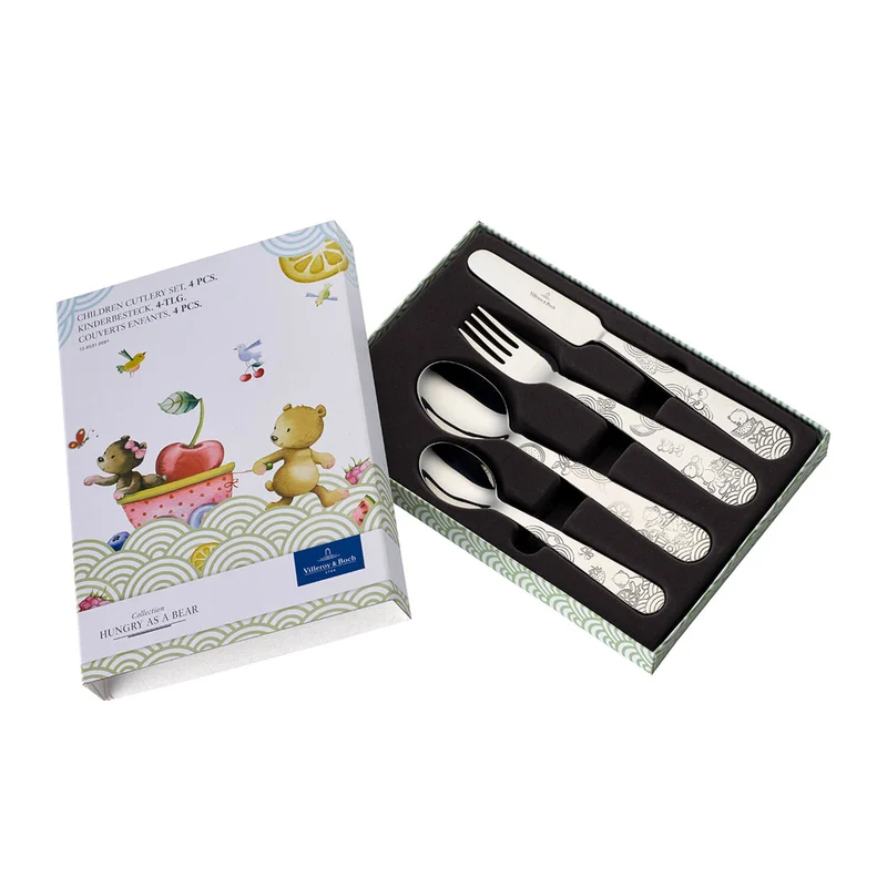 Villeroy & Boch Kinderbesteck 4-teilig Happy As A Bear