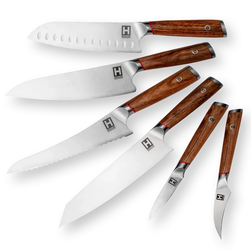 HENSSLERS "Scharfe Klinge" 6er Messer-Set