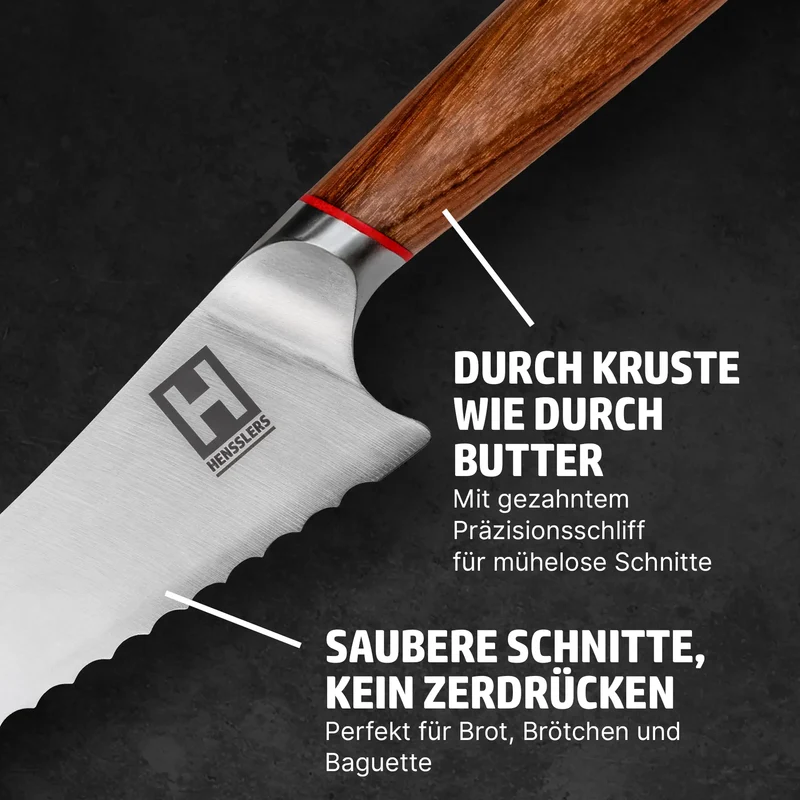 HENSSLERS "scharfe Klinge" 5er-Messer-Set