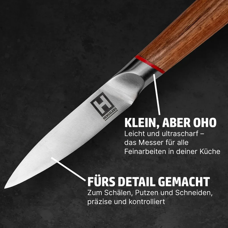 HENSSLERS "scharfe Klinge" 5er-Messer-Set