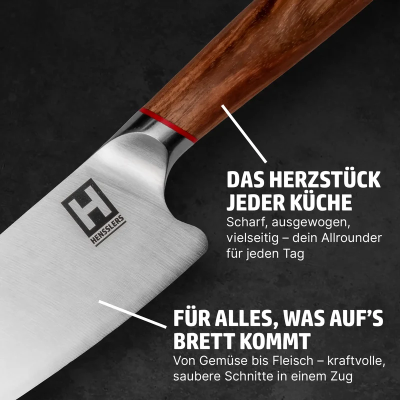 HENSSLERS "scharfe Klinge" 5er-Messer-Set