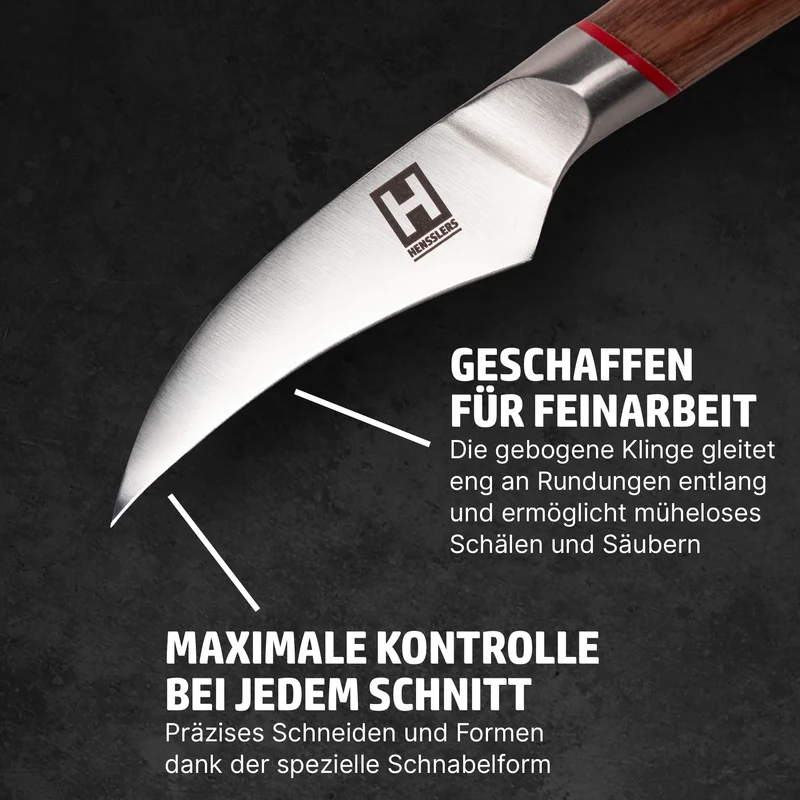 HENSSLERS "scharfe Klinge" 5er-Messer-Set