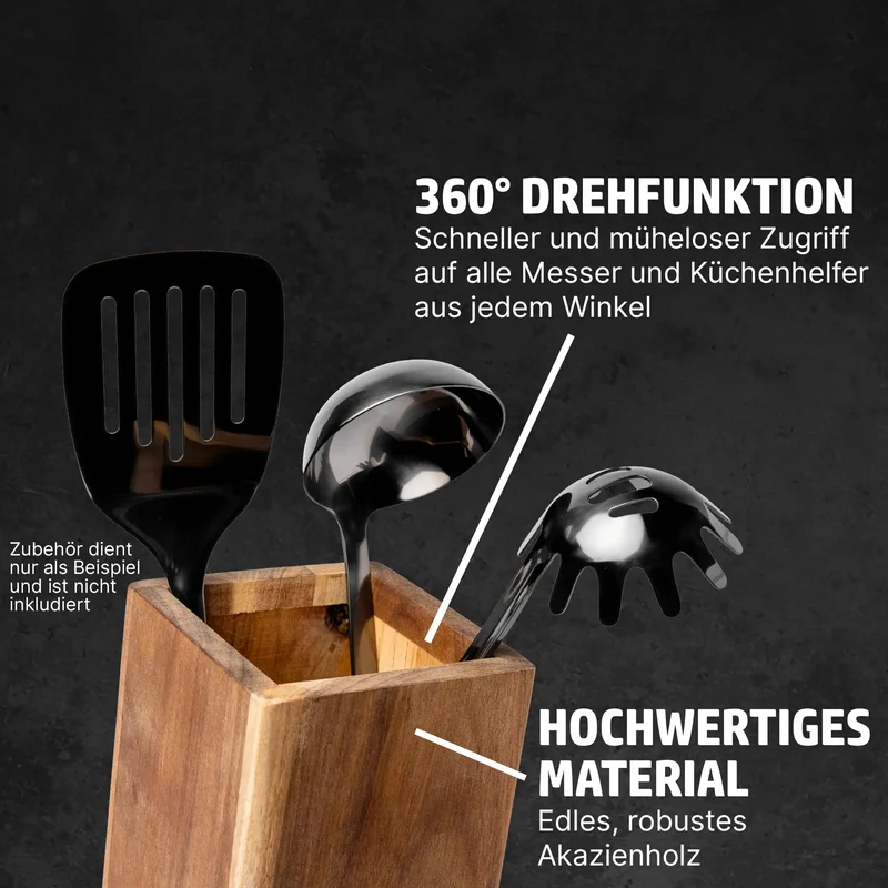 HENSSLERS 360-Grad Messerblock