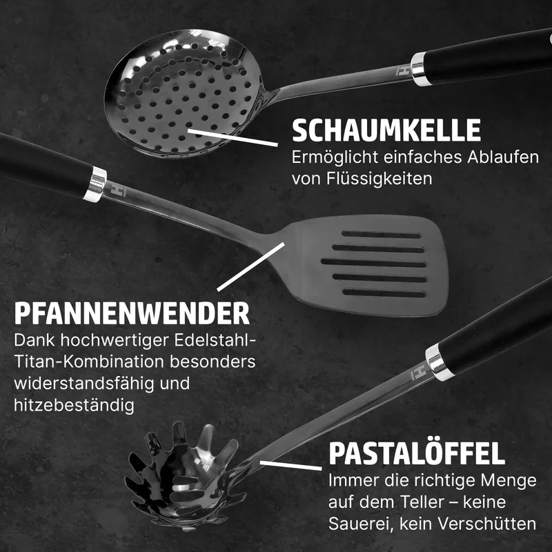 HENSSLERS 5er Küchenhelfer Set