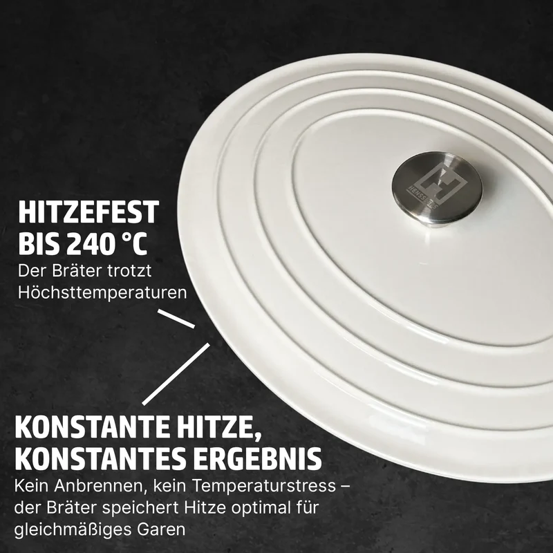 HENSSLERS Gusseiserner Bräter