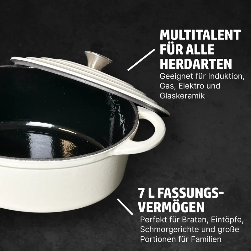 HENSSLERS Gusseiserner Bräter