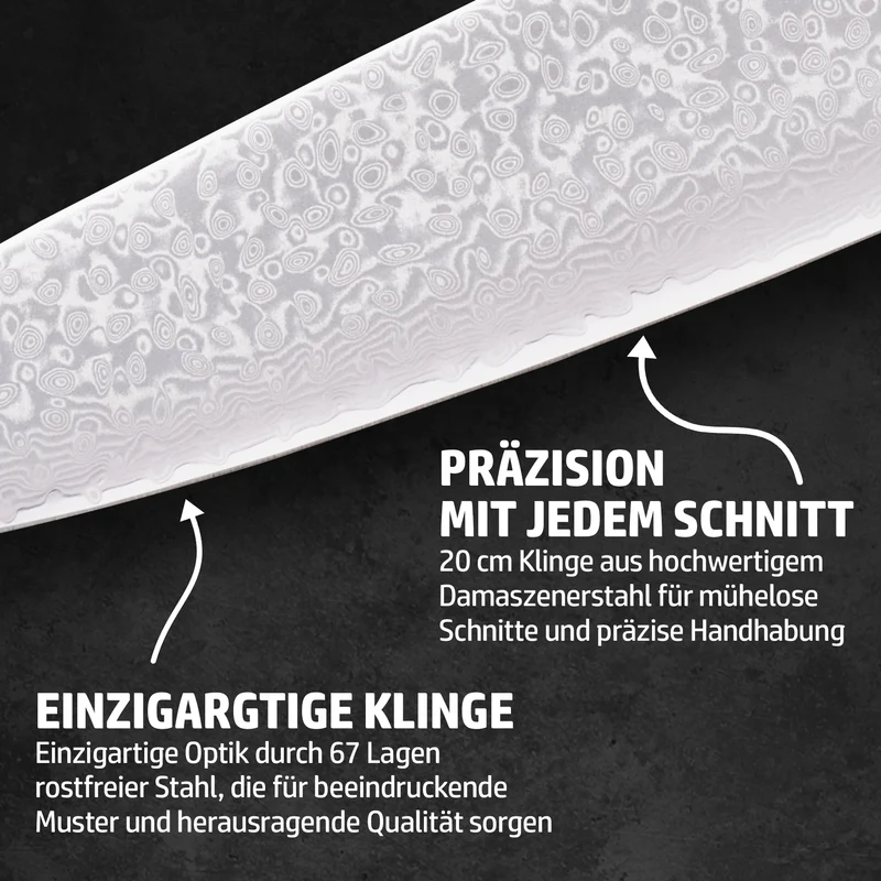 HENSSLERS Damast Messer