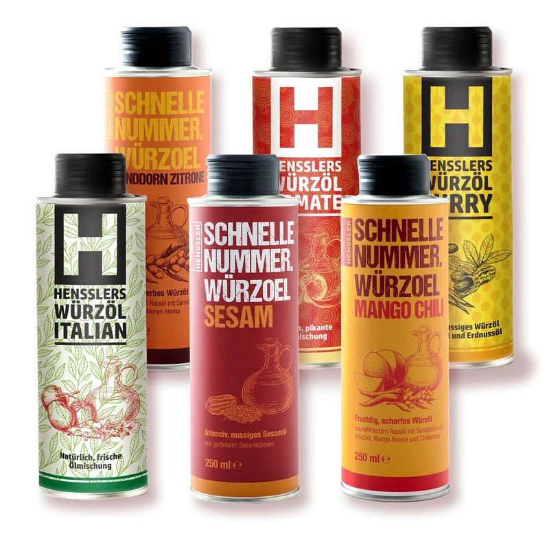 HENSSLERS 6er Würzöl Set