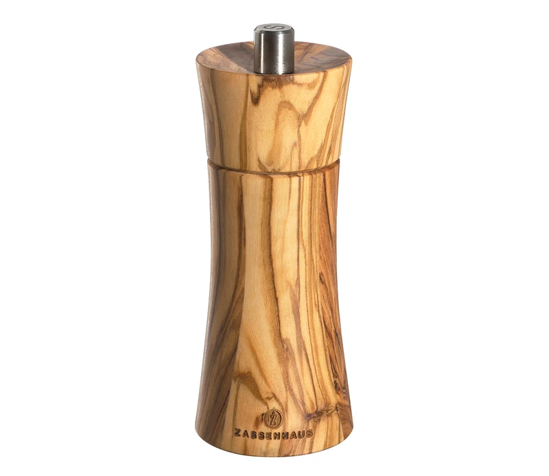 Zassenhaus Pfeffermühle 14cm Frankfurt Olivenholz