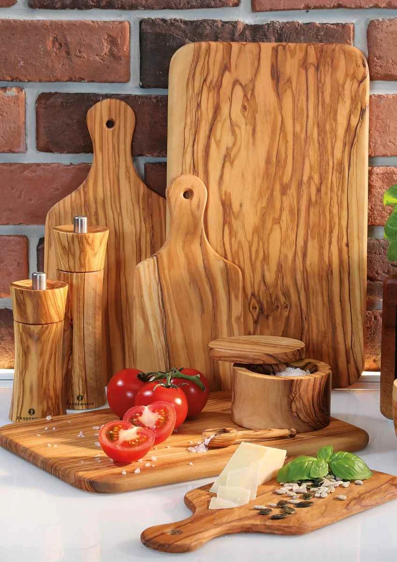 Zassenhaus Salzmühle 14cm Frankfurt Olivenholz
