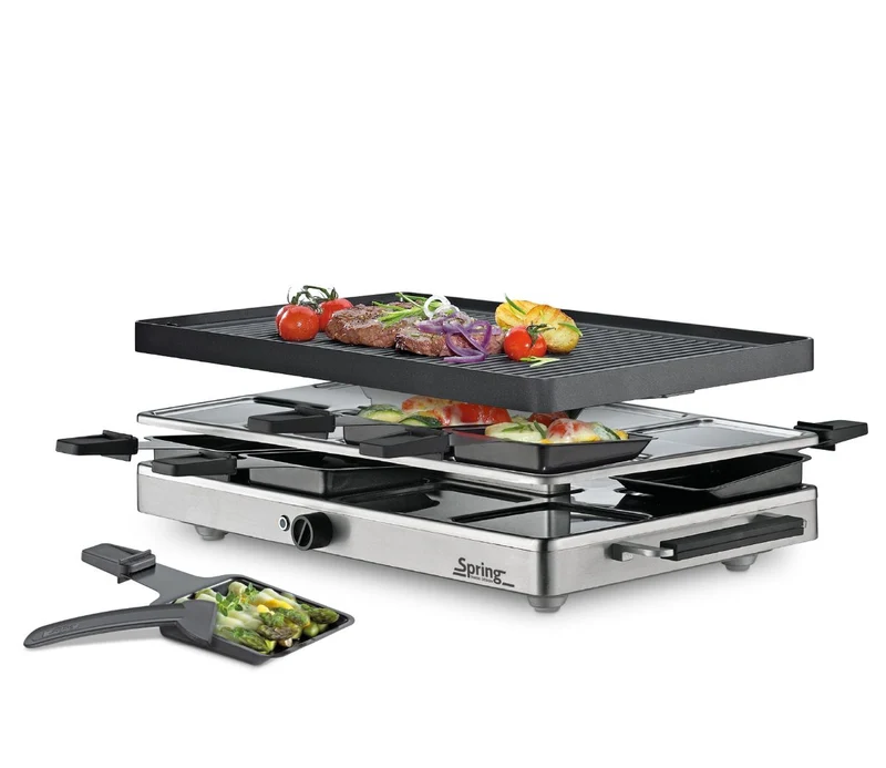 Spring Raclette8 Classic Raclette-Gerät für 8 Personen