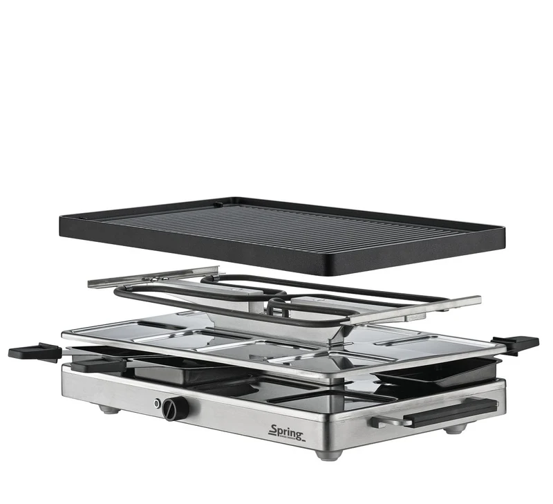 Spring Raclette8 Classic Raclette-Gerät für 8 Personen