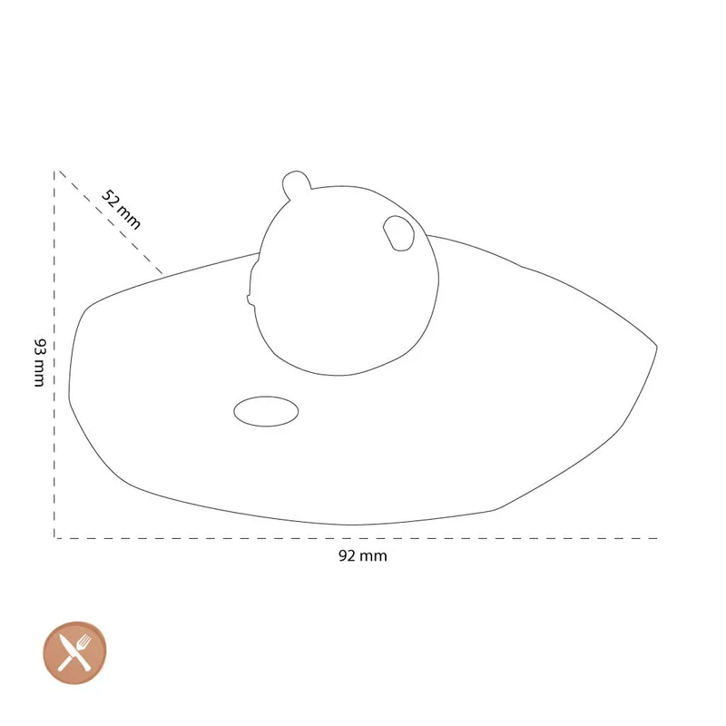 Leonardo - Bambini Deckel Löwe gelb